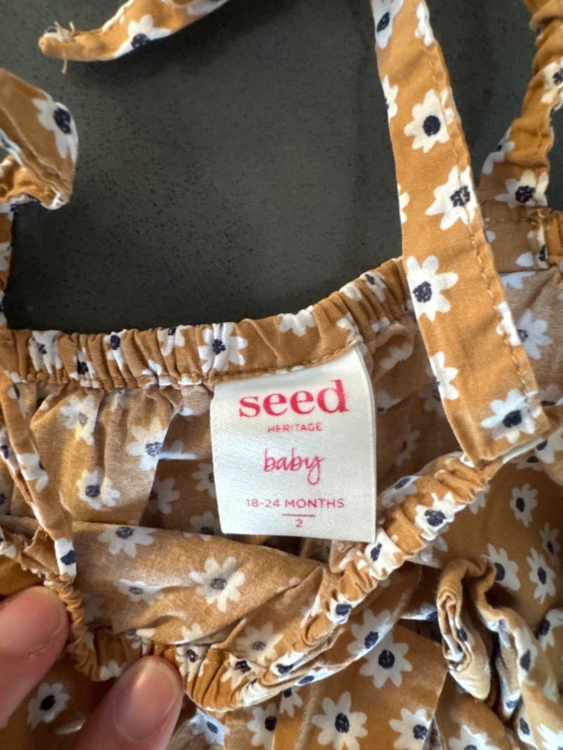 Seed Heritage Floral Romper 18-24 Months thumbnail 2