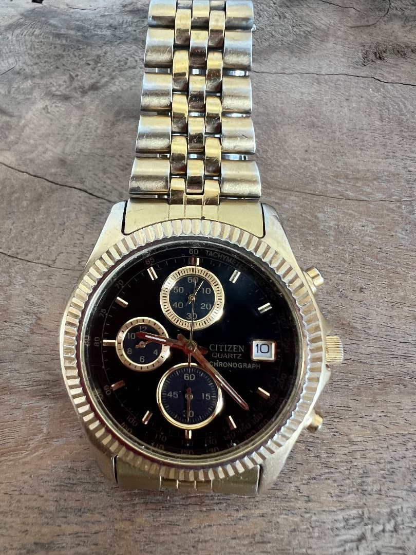 Citizen Gold Chronograph Quartz Men's Watch thumbnail 2