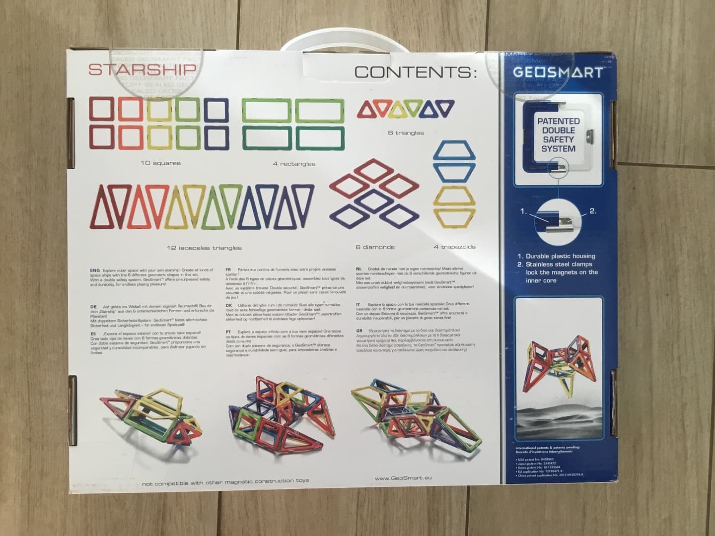 Geosmart Starship Magnetic Construction Set 42 Pieces thumbnail 2