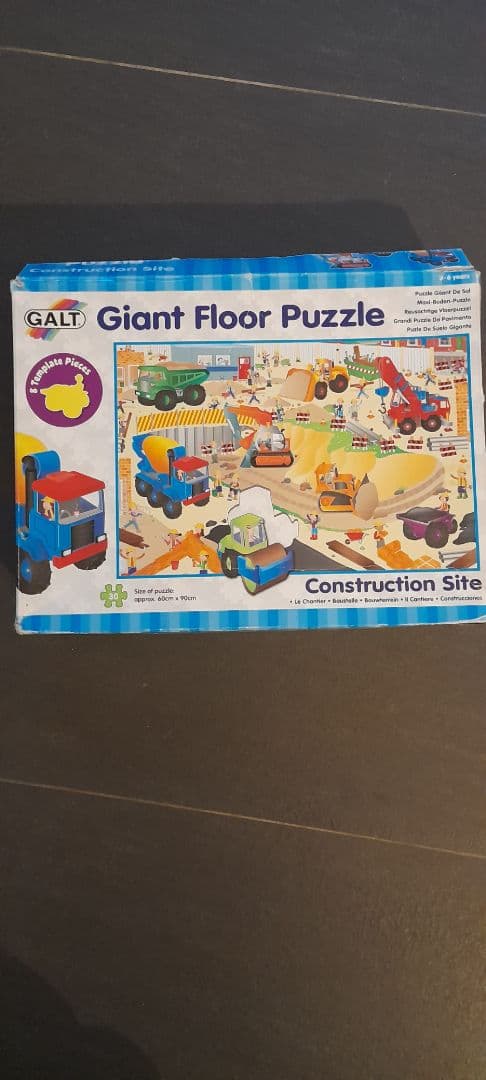 Galt Giant Floor Puzzle Construction Site 30 Pieces