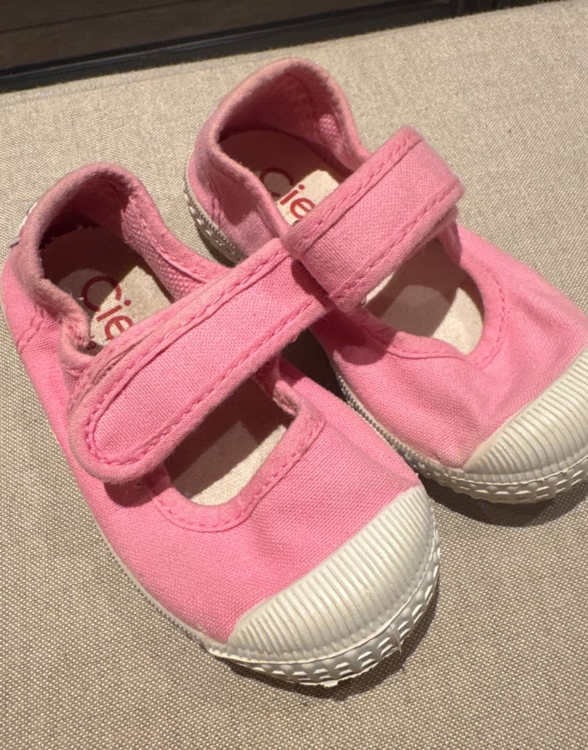 Cienta Pink Canvas Shoes Size 21 thumbnail 2