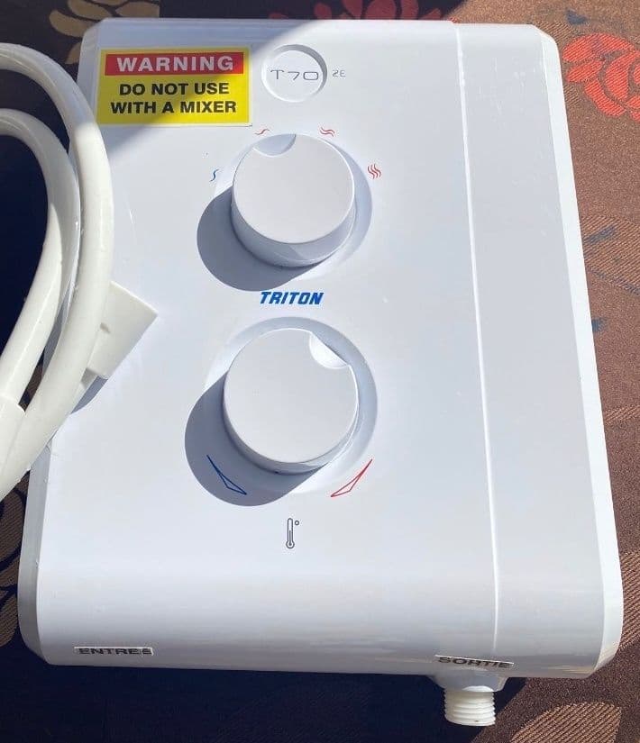 Douche Électrique Triton T70 2E Blanc - Image 1 of 1
