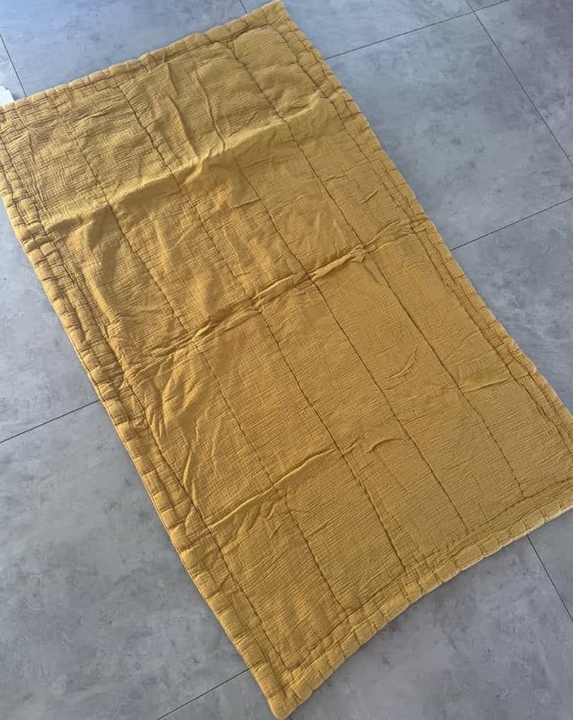 Bouti Cyrillus Gaze de Coton Bébé Caramel 144x86cm