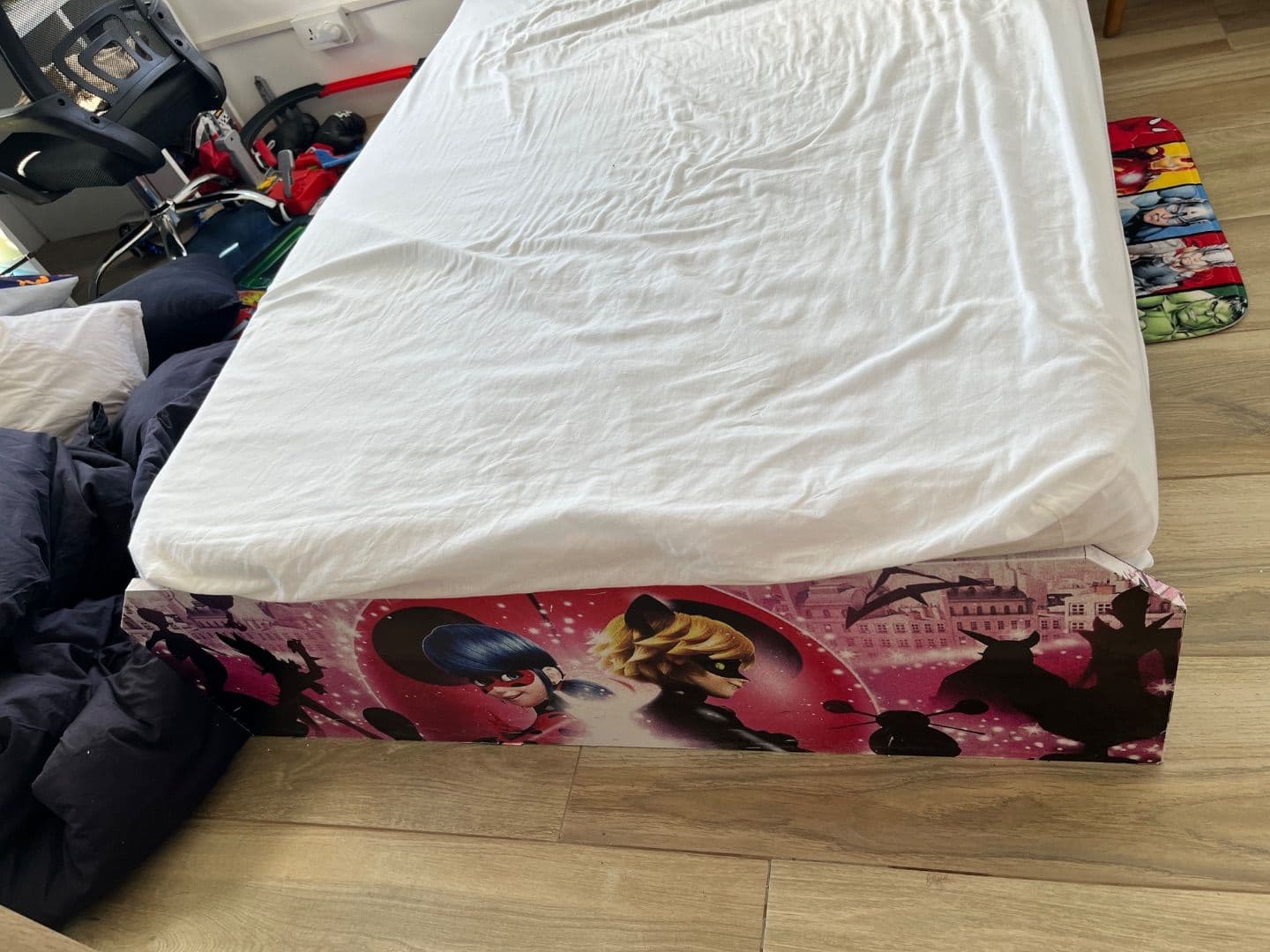 Miraculous Tales of Ladybug & Cat Noir Kids Bed with Mattress - Image 1 of 2