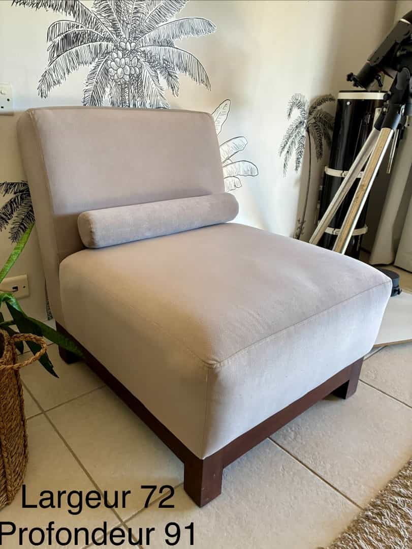 Modern Upholstered Armless Accent Chair