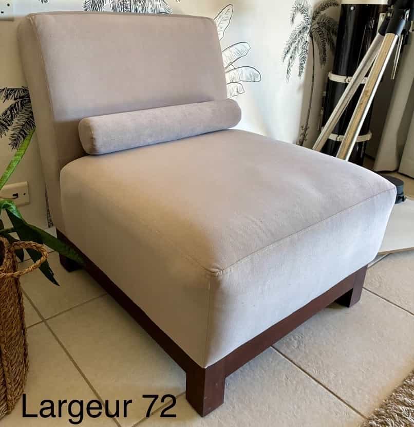 Modern Upholstered Armless Accent Chair