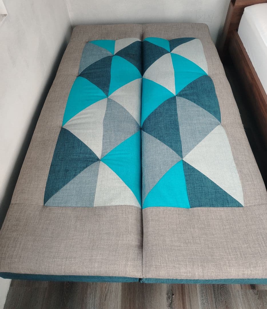 Clic Clac Sofabed Geometric Pattern - Image 1 of 4