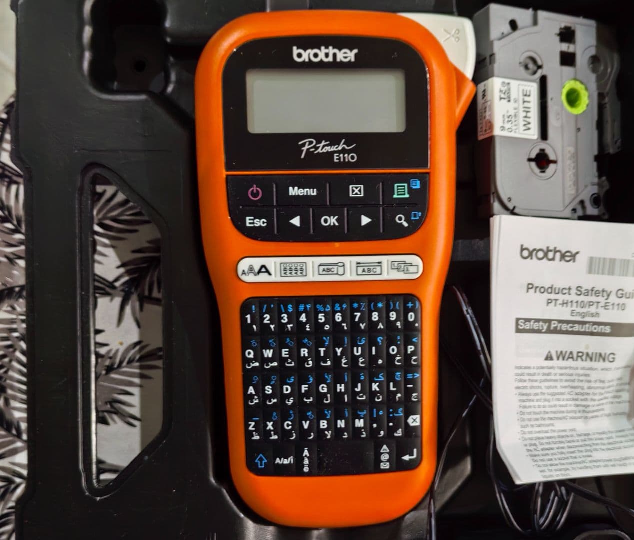Brother P-touch E110 Label Printer (57037344) - Image 1 of 2