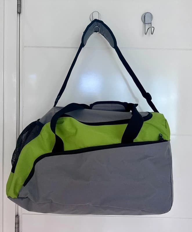 Sports Duffel Bag Green and Gray - Image 1 of 2