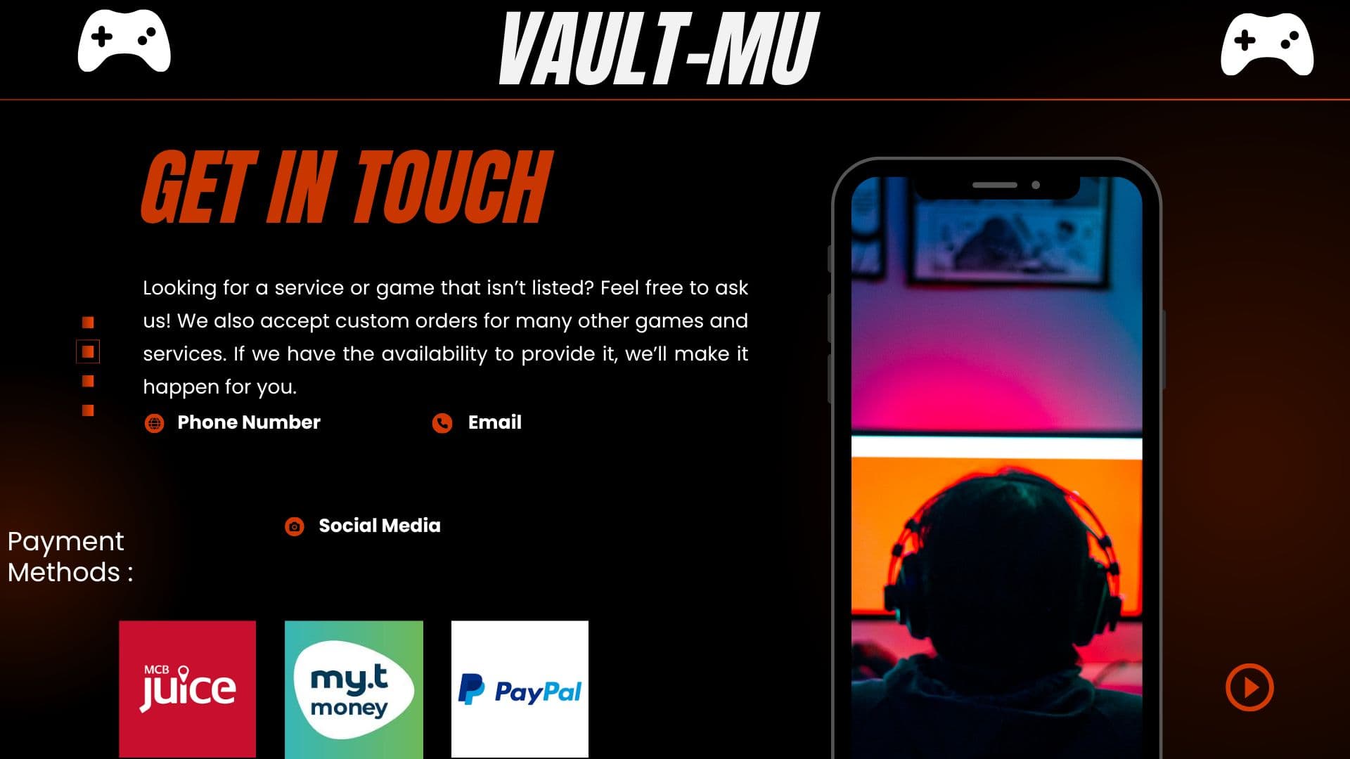Vault Store MU - In-Game Currency & Services - Image 1 of 2