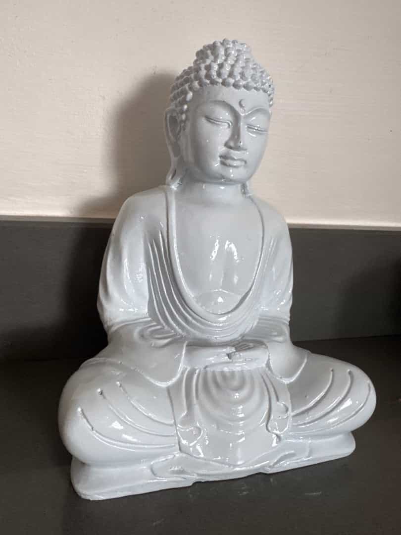 Petite Statue Bouddha Blanche