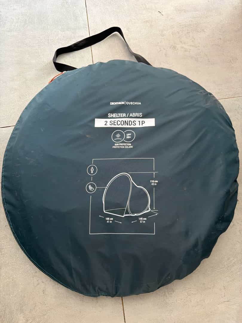 Quechua 2 Seconds 1P Pop-Up Beach Shelter