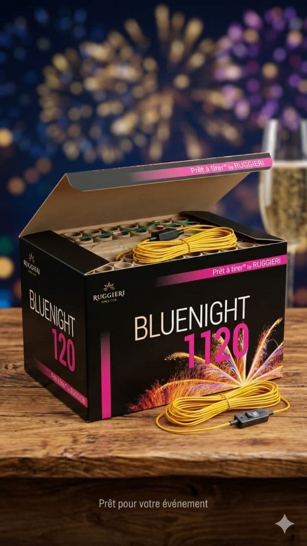 Ruggieri Bluenight 120 Fireworks Display Kit - Image 1 of 2