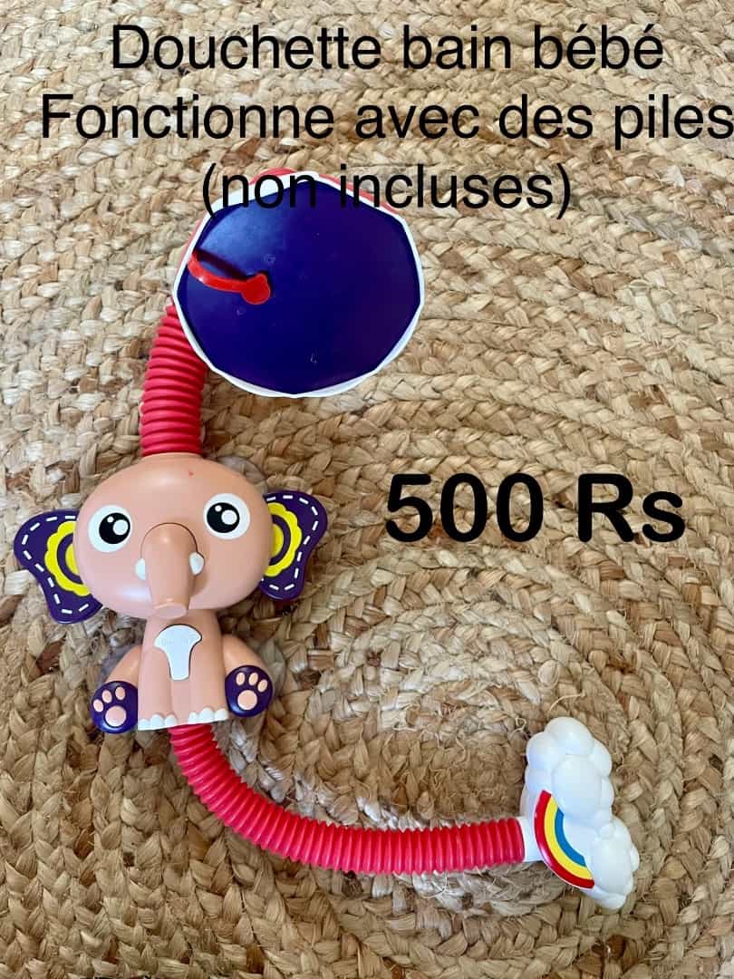 Douche Éléphant Baignoire Bébé Batterie