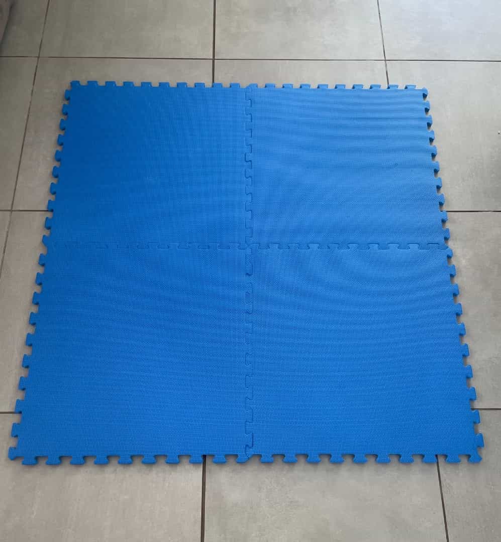 Blue Foam Interlocking Exercise Mats