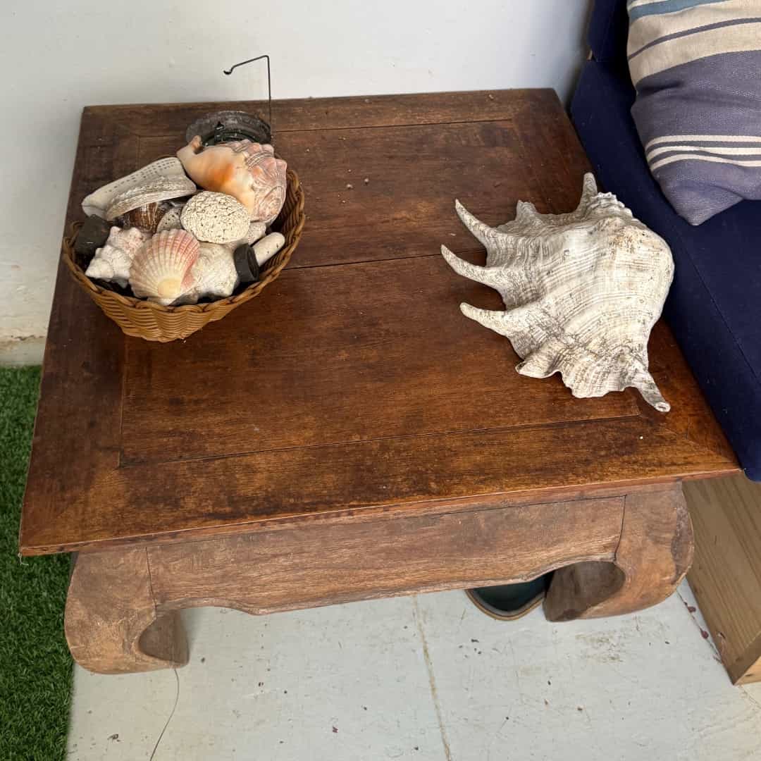 Wooden Side Table Square